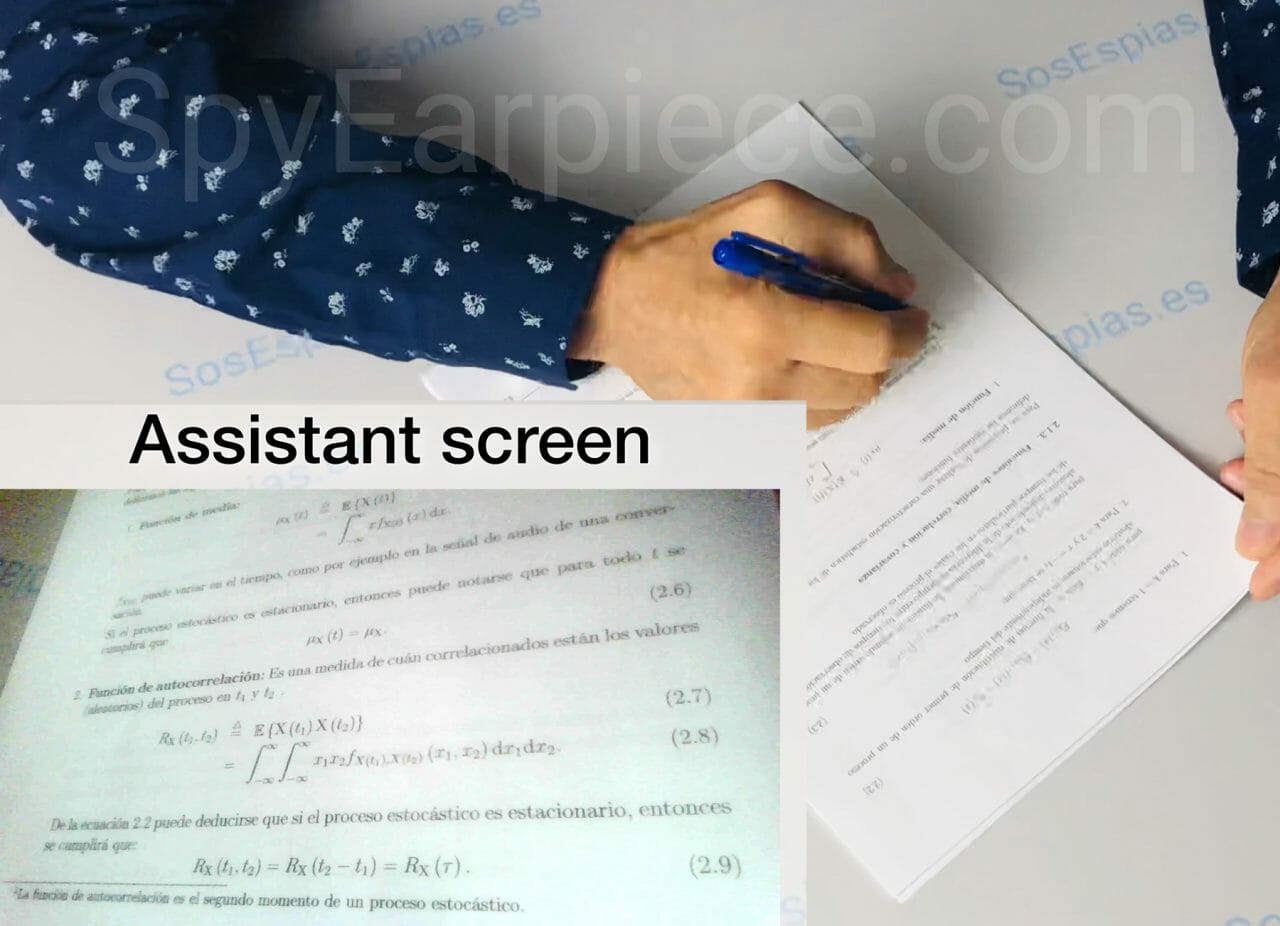 Hidden Cheating Camera to cheat exam and test