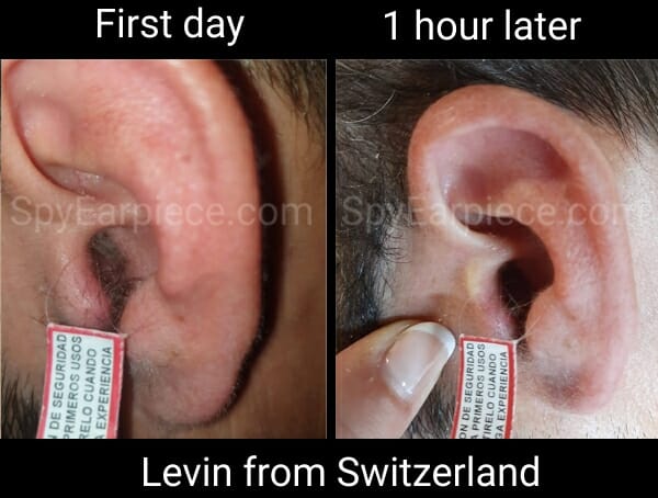 Spy earpiece exam cheat levin from Switzerland